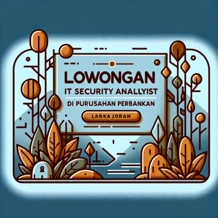 Lowongan IT Security Analyst di Perusahaan Perbankan