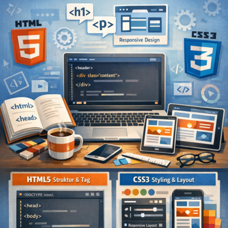 Panduan Belajar HTML5 dan CSS3 untuk Membuat Website Responsif